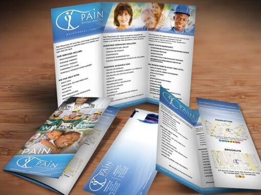 Pain Management Mailer Brochure