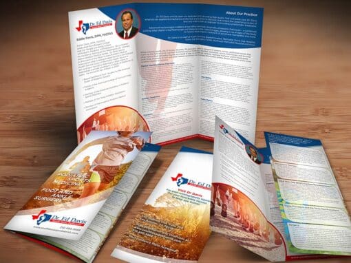 Podiatry Brochure Design